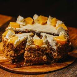 Spiced Carrot & Walnut Cake